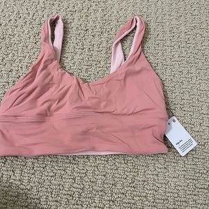 NWT Lululemon align bra pink puff/pink mist size 4